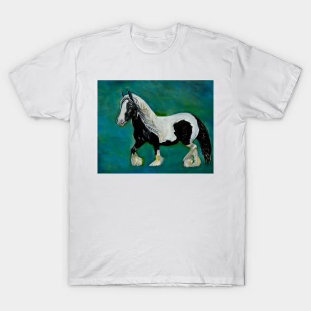 Gypsy Vanner Paint T-Shirt by jennyleeandjim